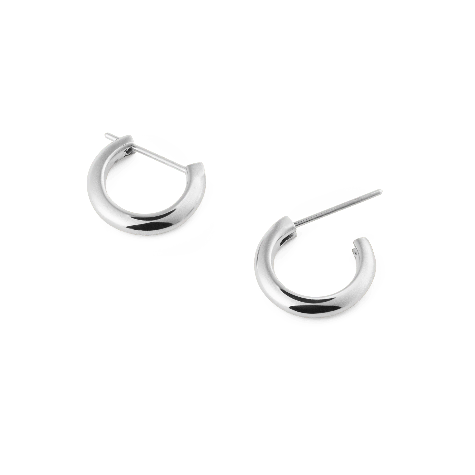 Arch Earring Silver 9mm - Image 4