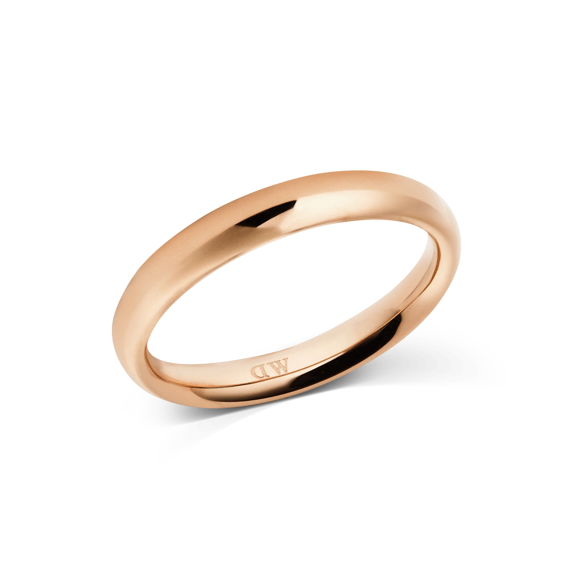 Arch Ring Rose Gold 3.5mm - Image 3