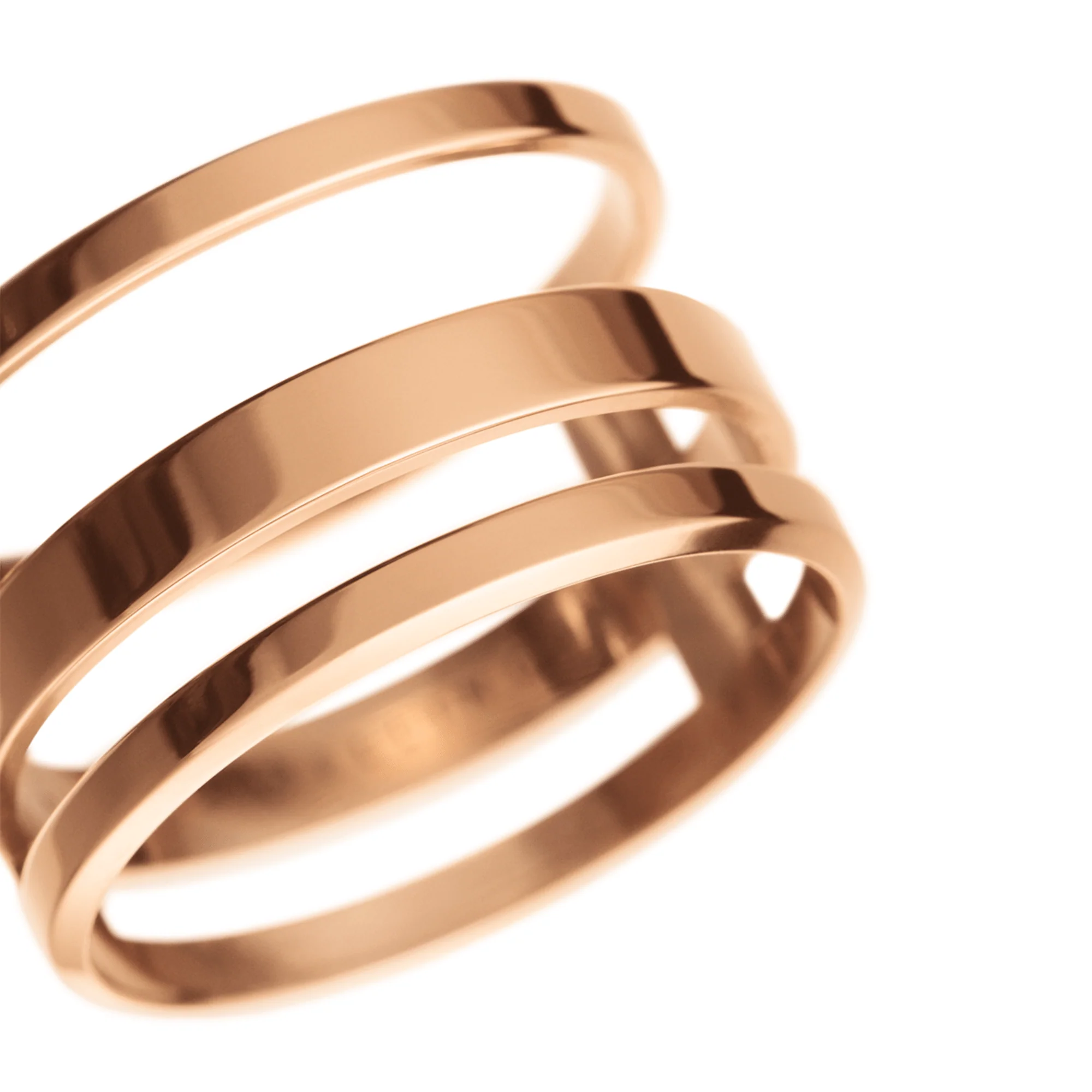 Elan Triad Ring Rose Gold - Image 3
