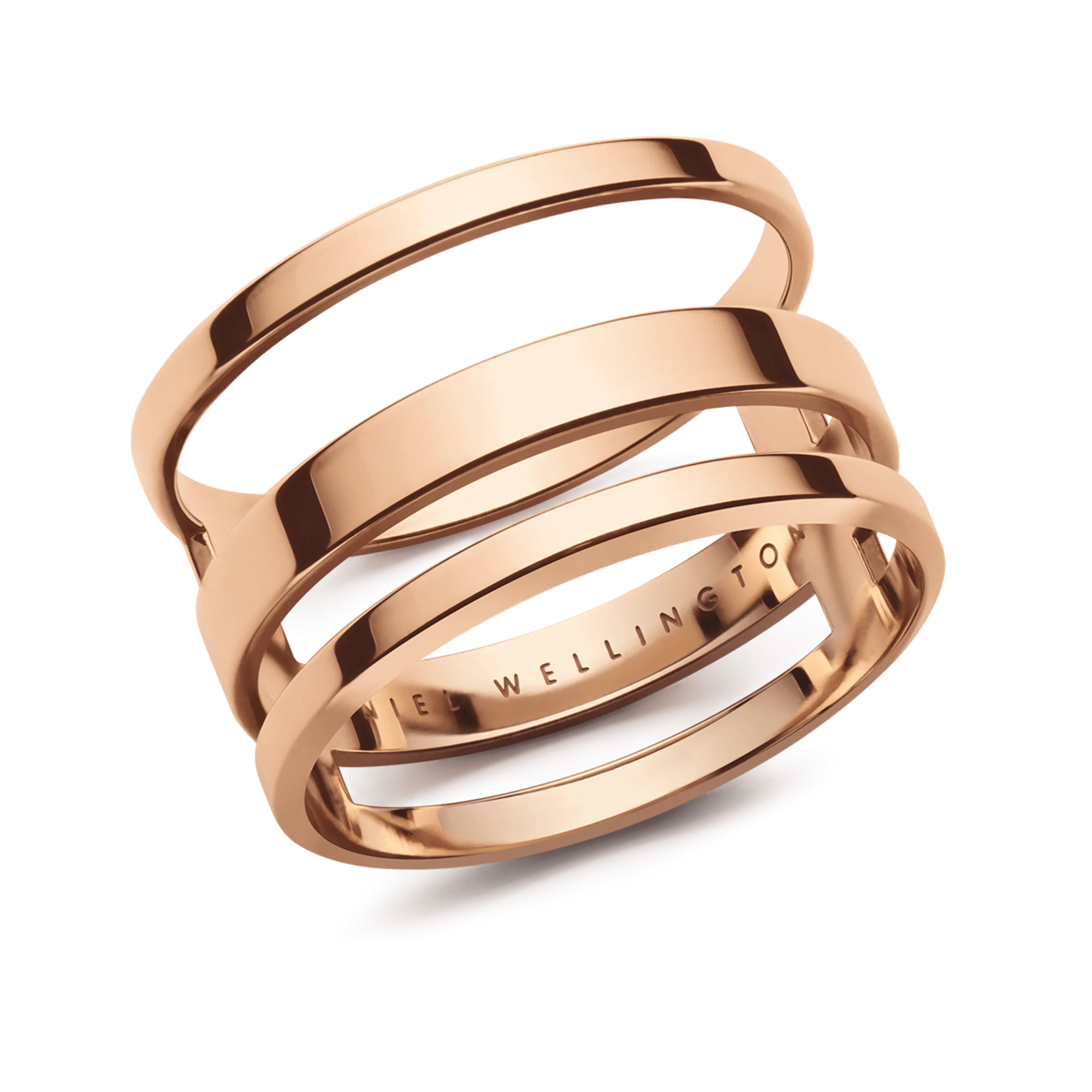 Elan Triad Ring Rose Gold - Image 4