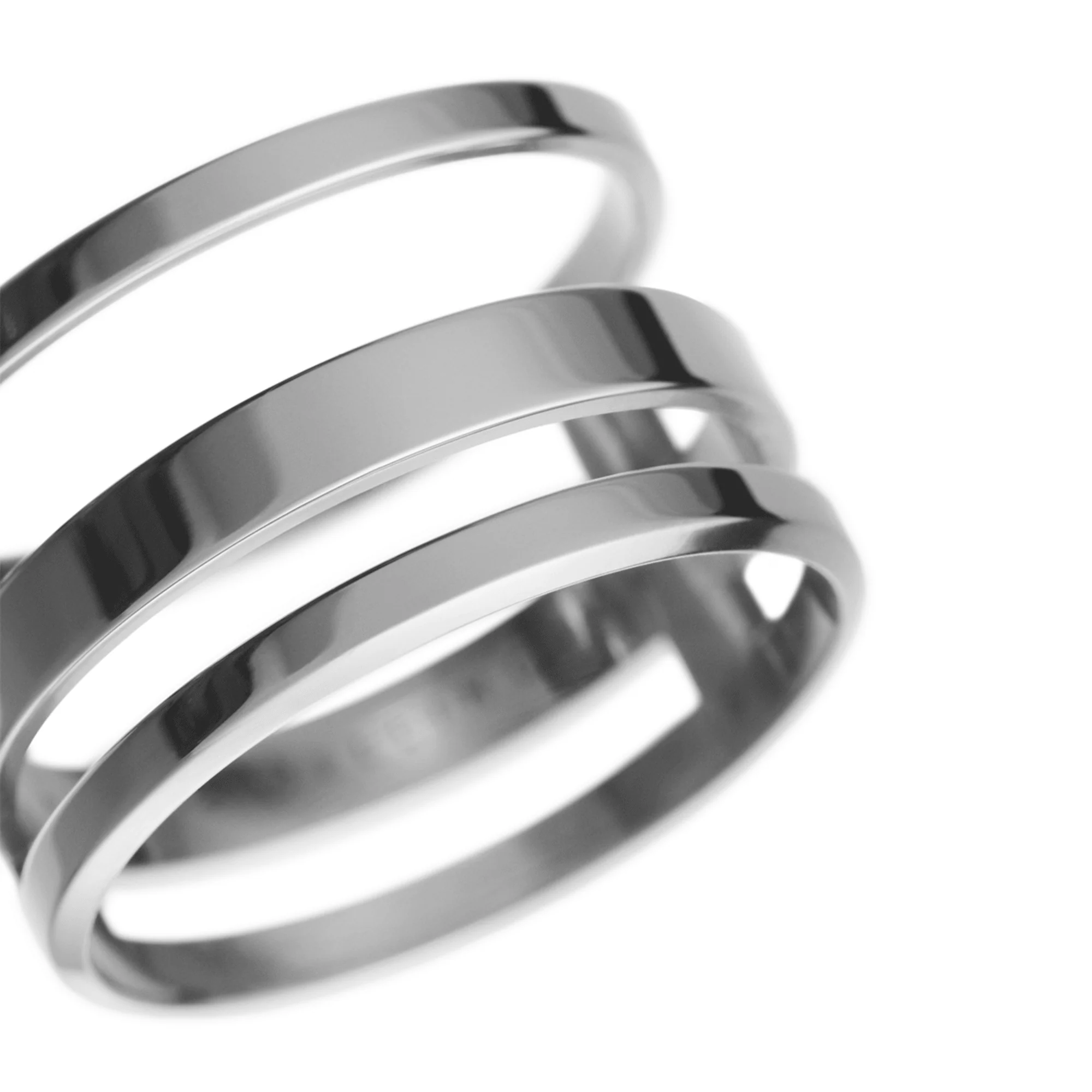 Elan Triad Ring Silver - Image 3