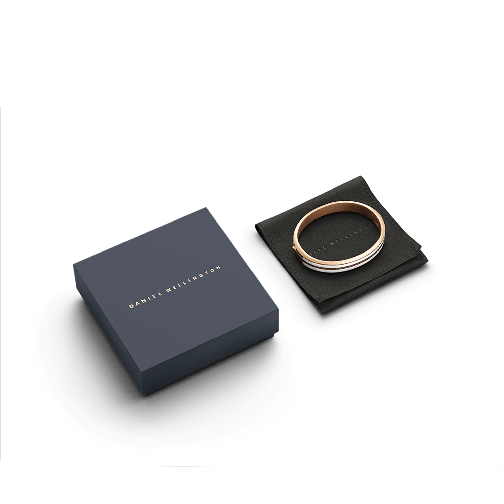 Emalie Infinite Rose Gold Satin White - Image 3