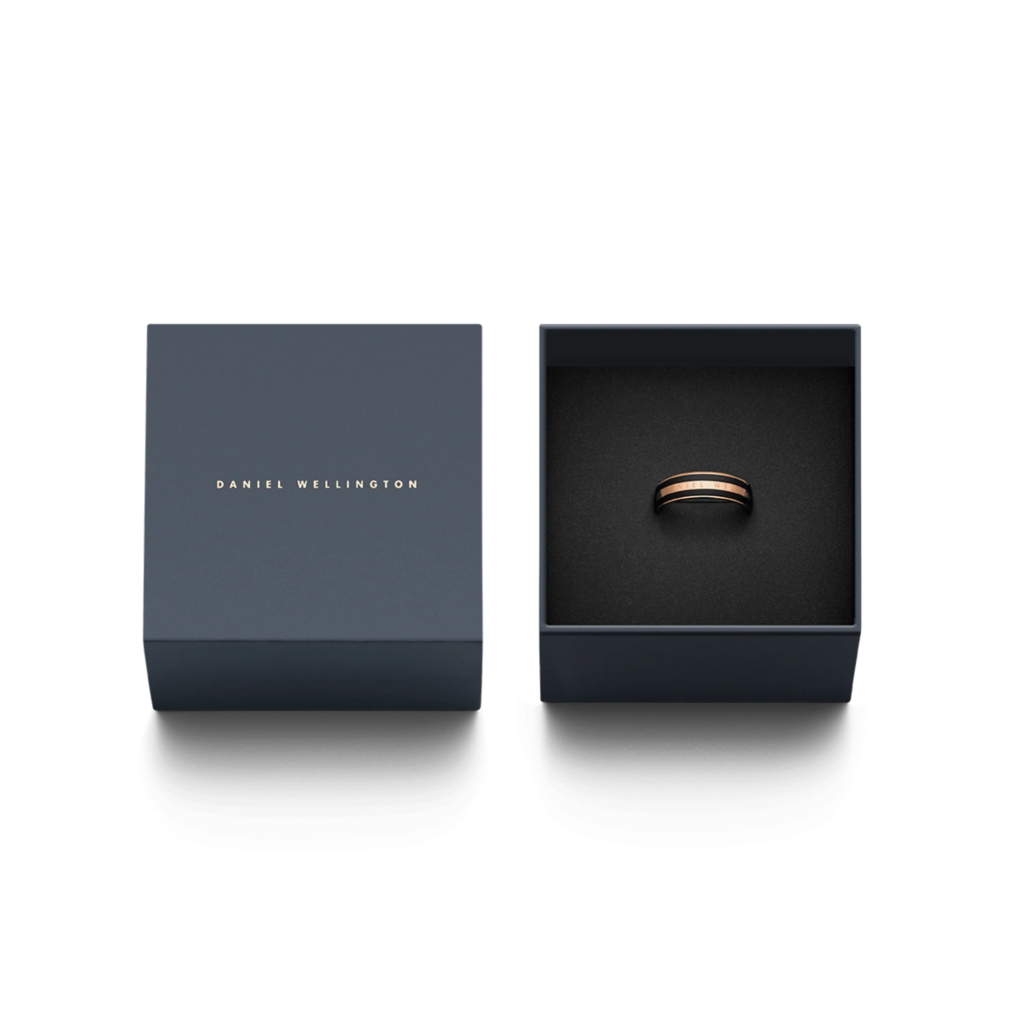 Emalie Ring Rose Gold Black - Image 3