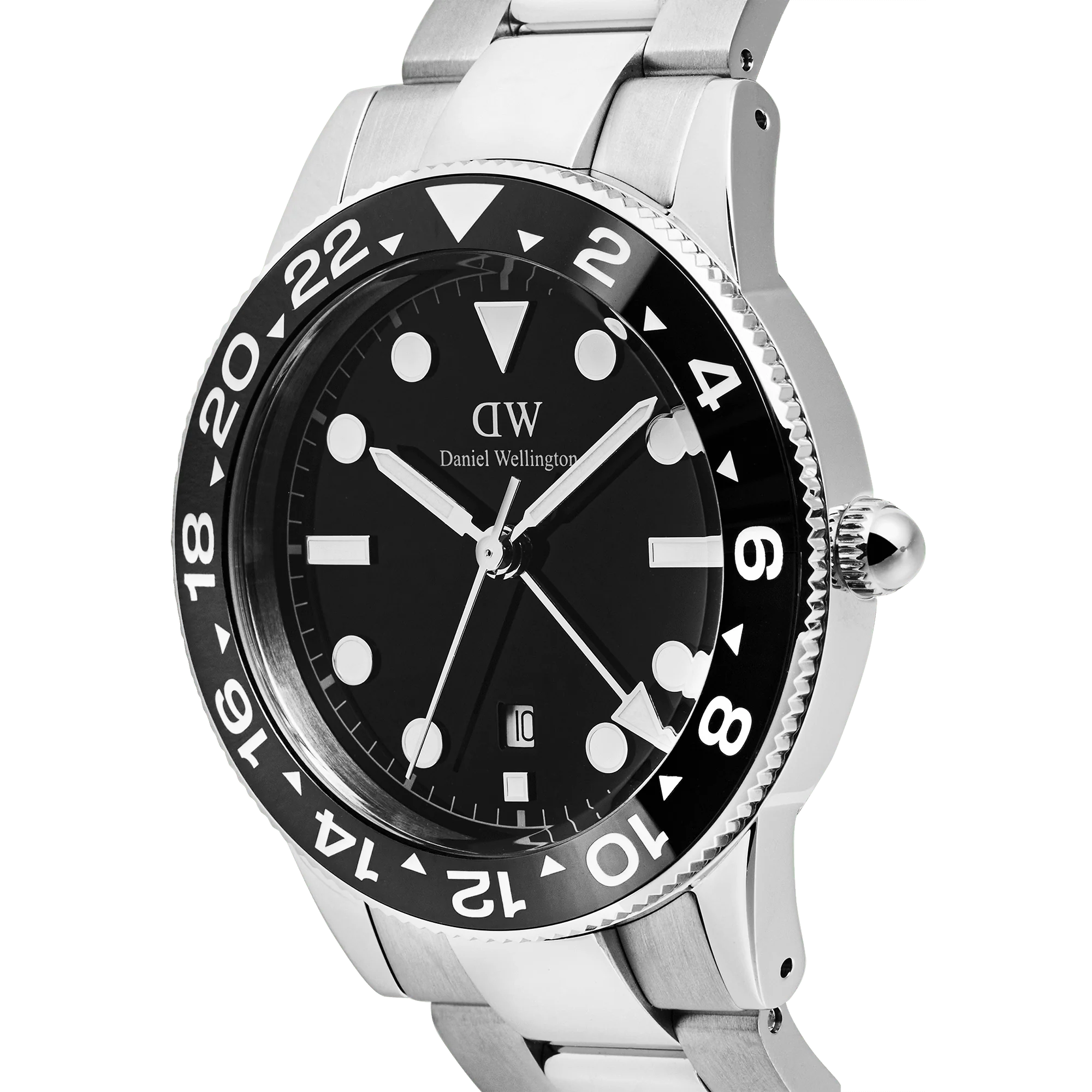 Iconic GMT Link Black Ceramic Bezel Silver - Image 3
