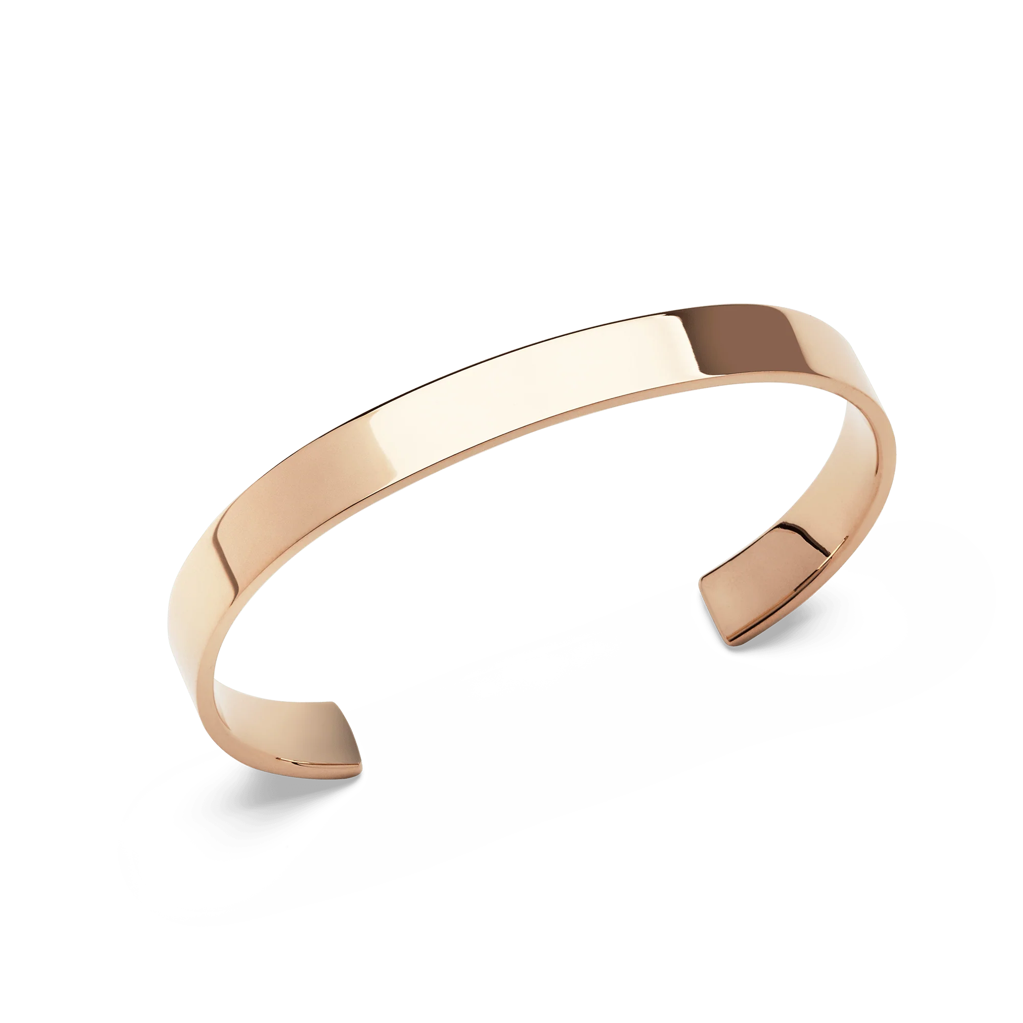 Line Cuff Polished Rose Gold - Image 3