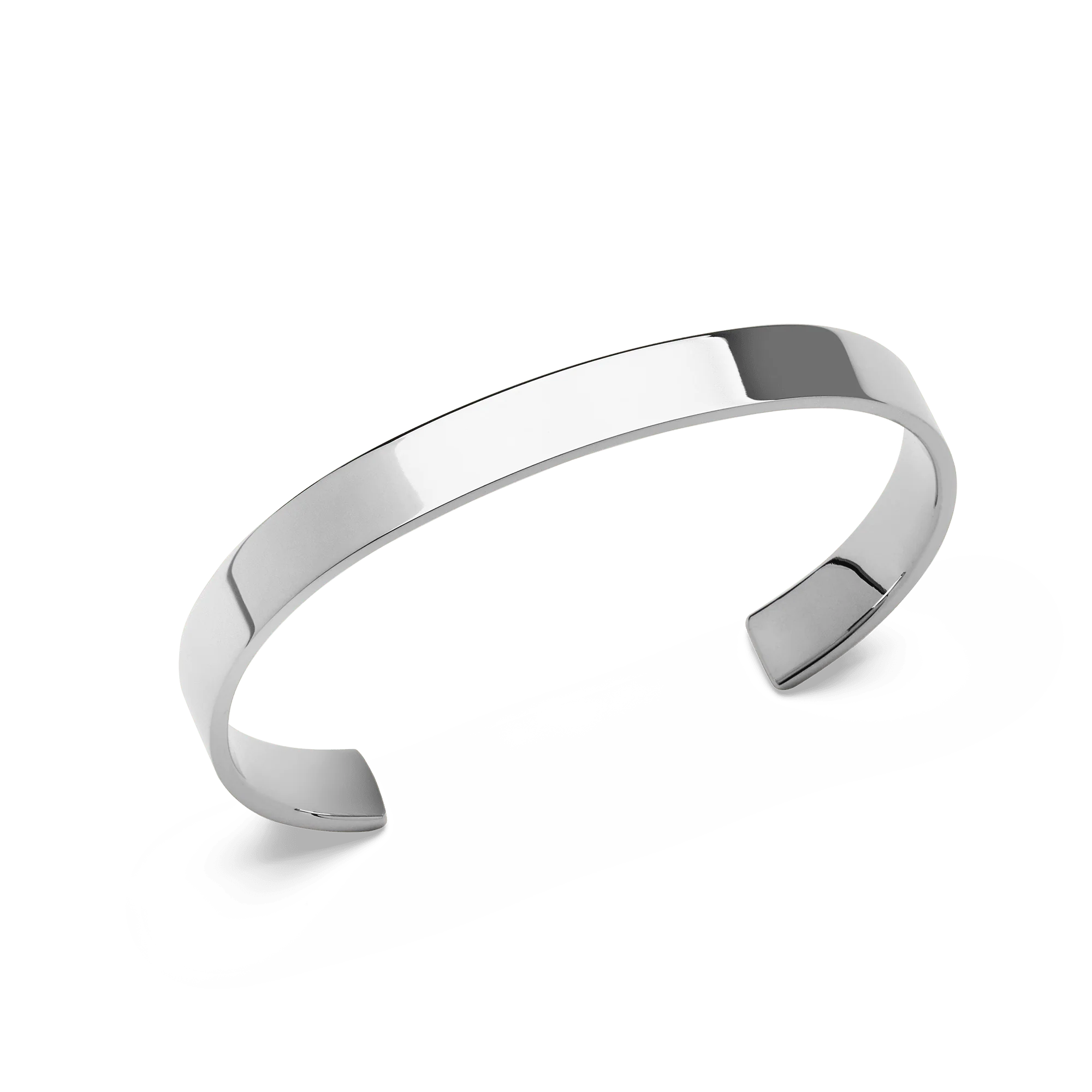 Line Cuff Polished Silver - Image 3