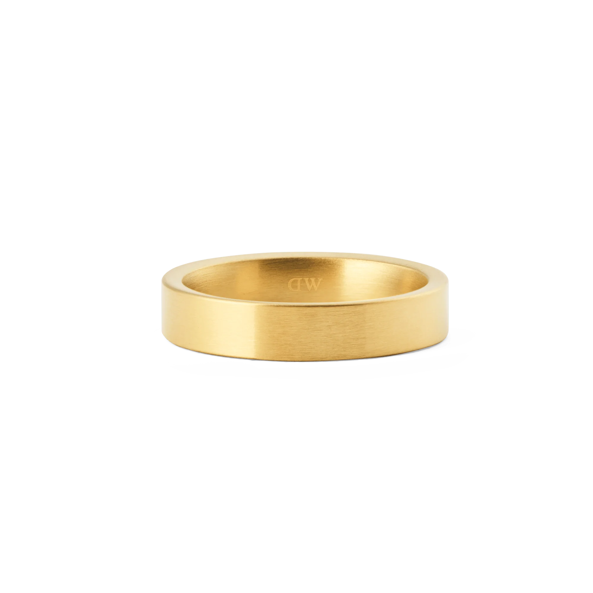 Line Ring Brushed Gold 4.5mm - Image 3