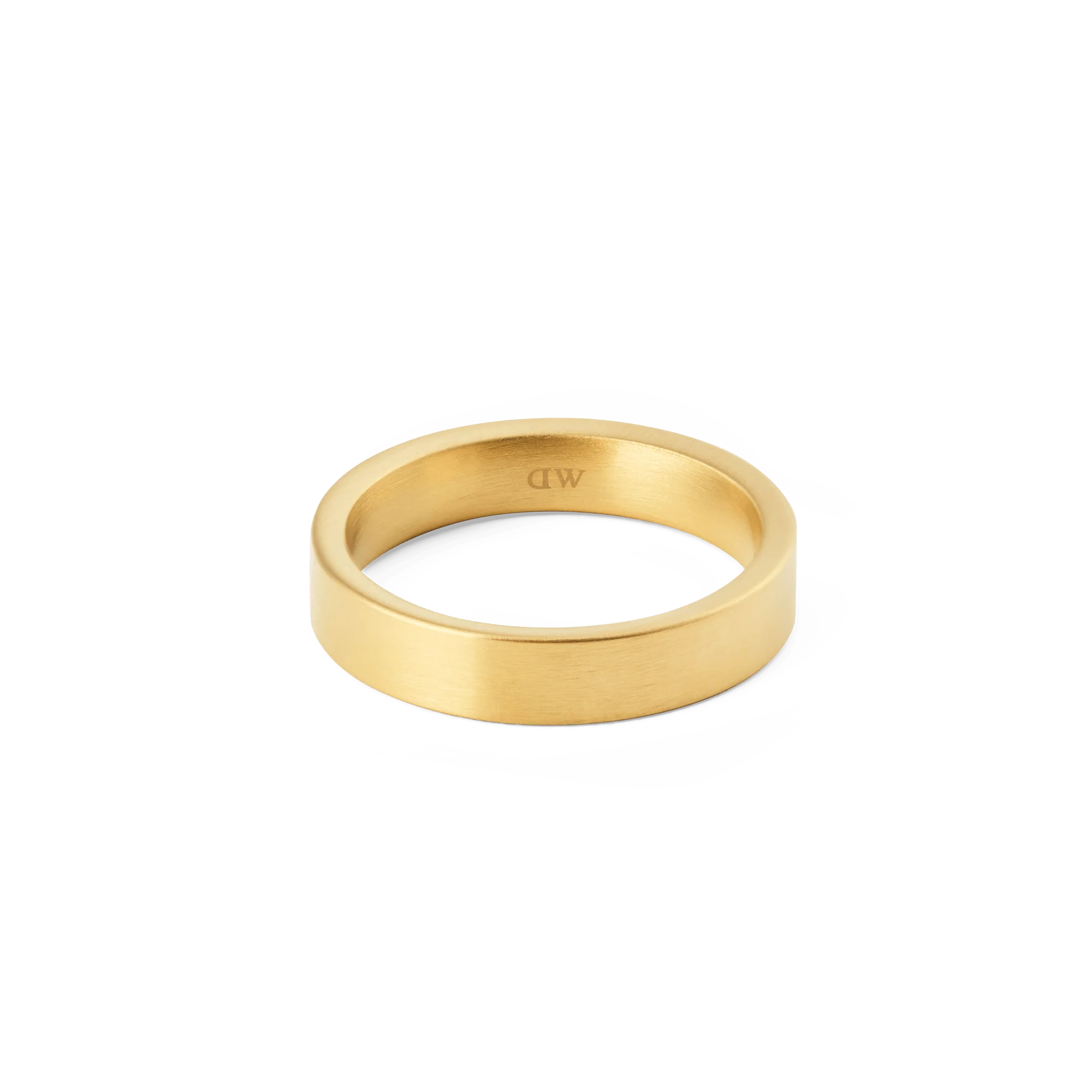 Line Ring Brushed Gold 4.5mm - Image 4