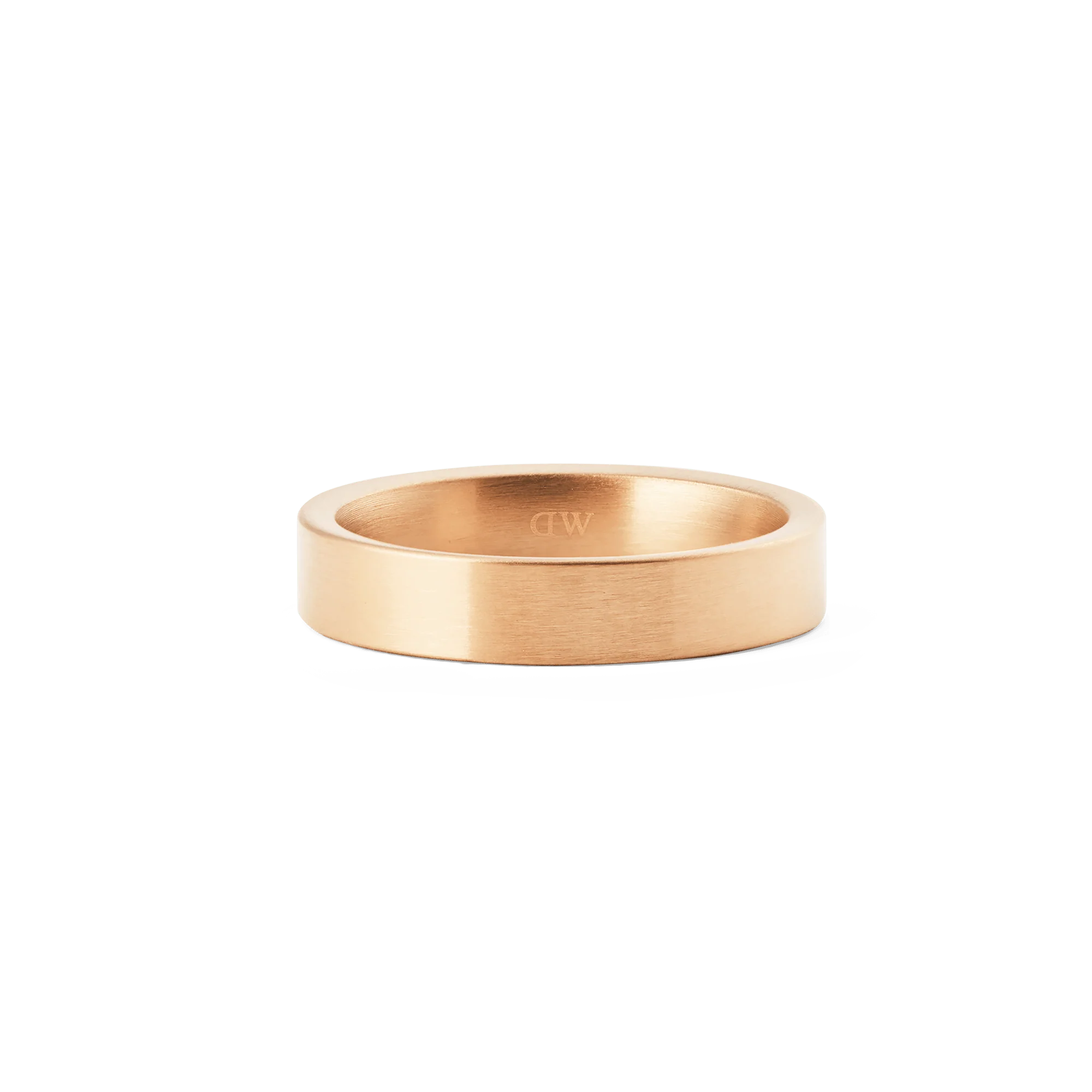 Line Ring Brushed Rose Gold 4.5mm - Image 3