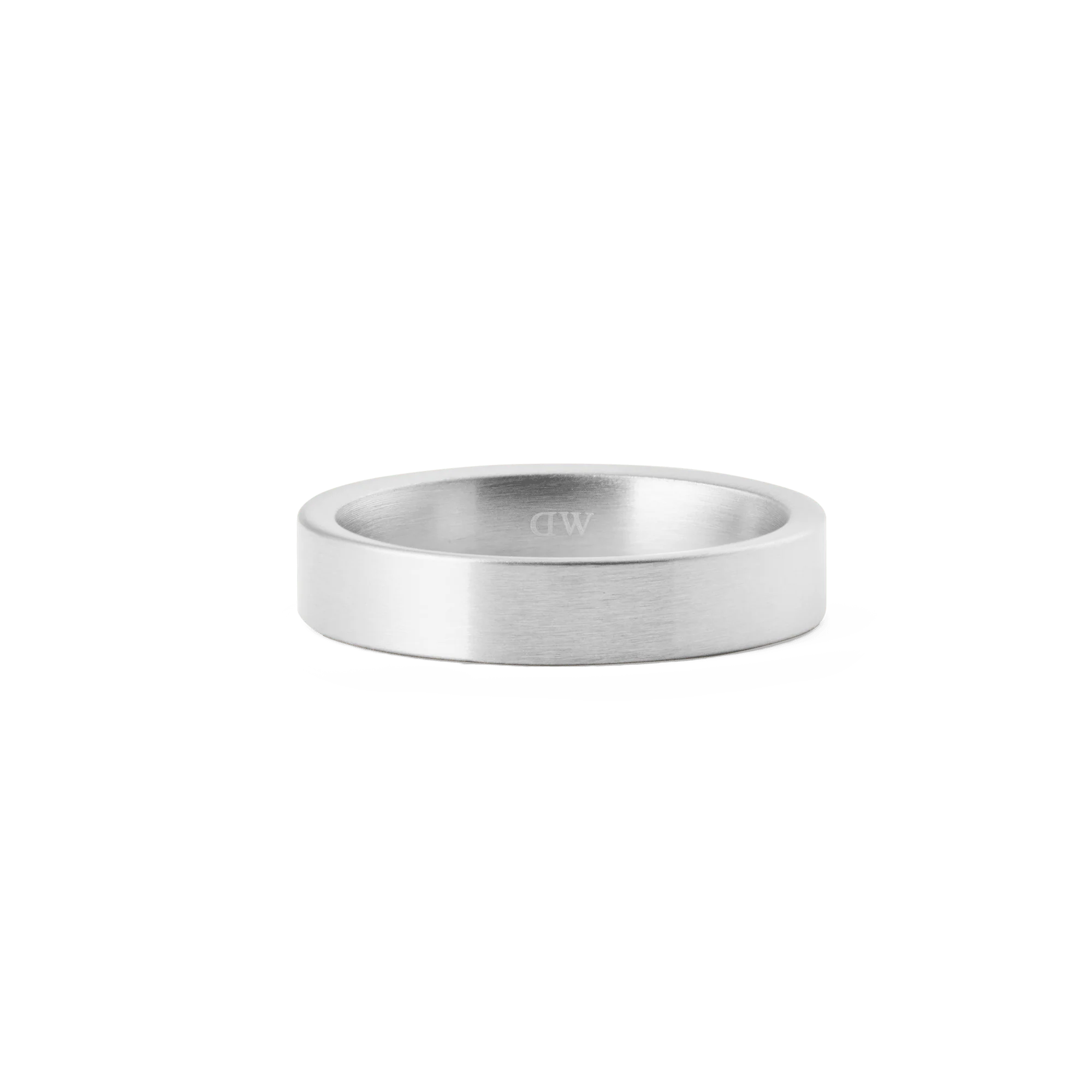 Line Ring Brushed Silver 4.5mm - Image 3
