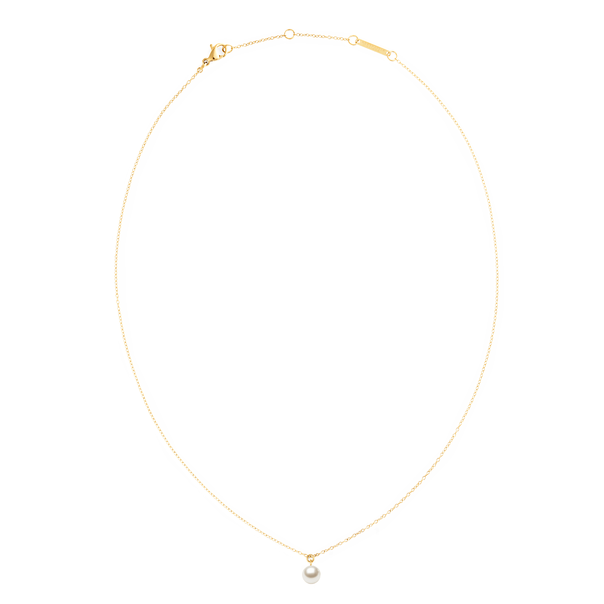Pearl Necklace Gold - Image 3