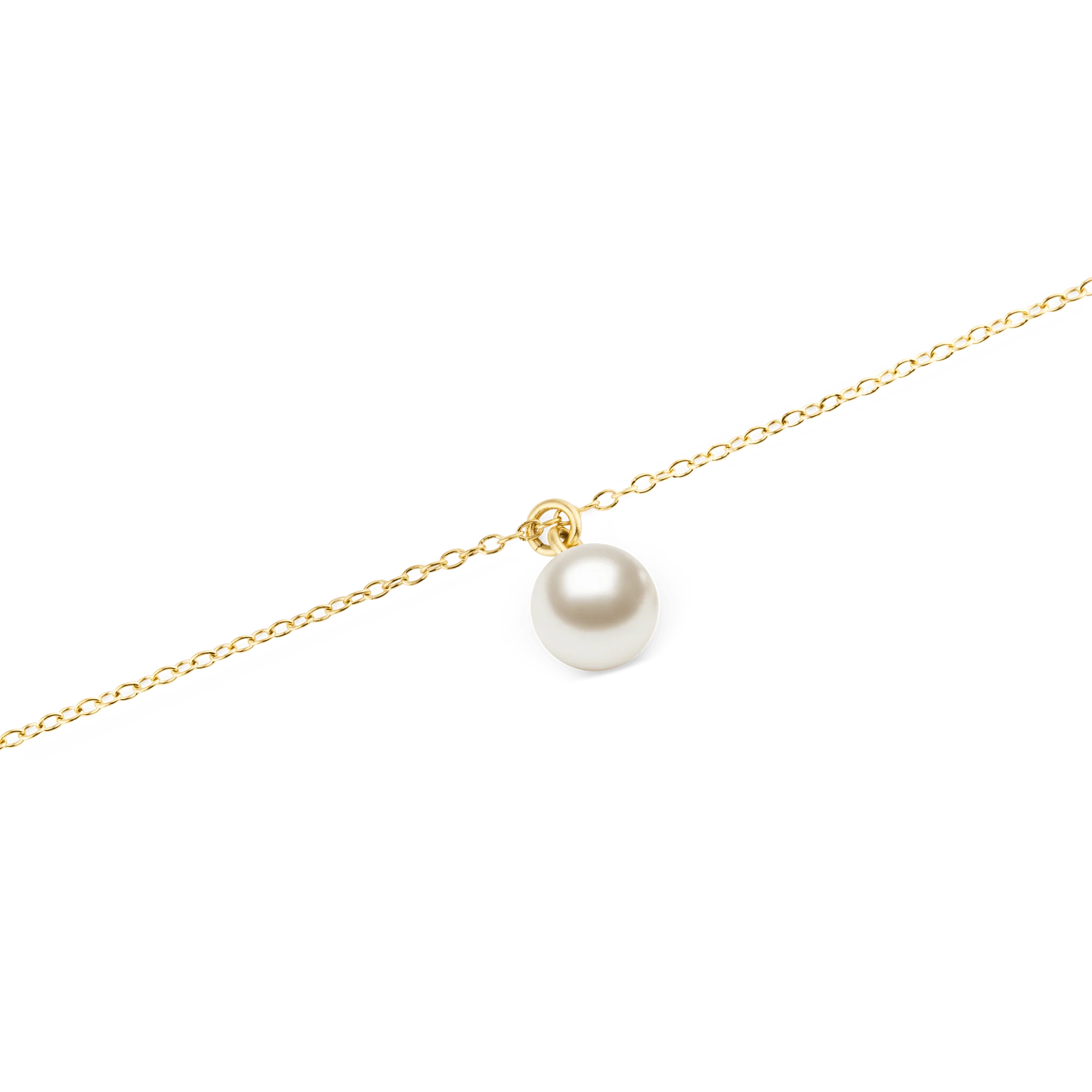 Pearl Necklace Gold - Image 4